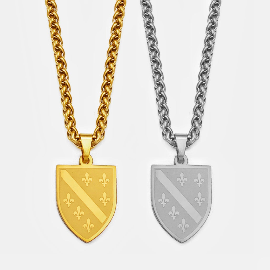 premium rbih | lanac – lančić sa ljiljanom, simbol Bosne