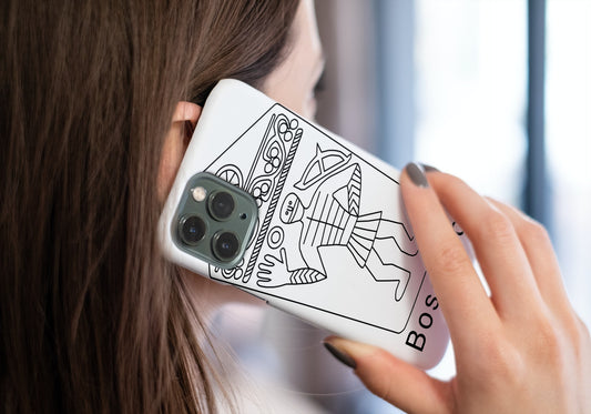 Bosanac na stećku | Maskica za telefon sa motivom ljiljana – patriotski simbol Bosne i Hercegovine