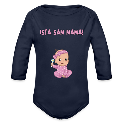 Ista sam mama | Bodi dugi rukav - dark navy