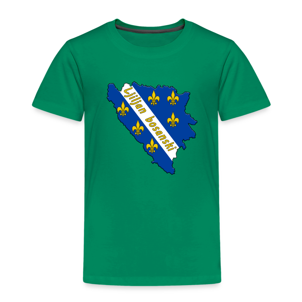 Bosna | Djecija majica - kelly green