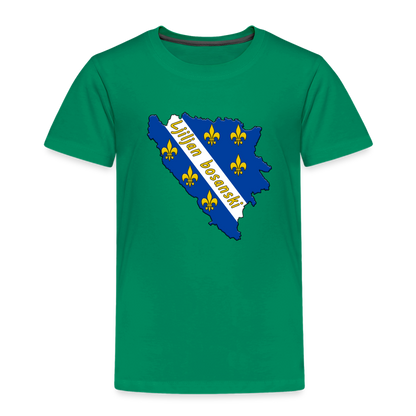 Bosna | Djecija majica - kelly green