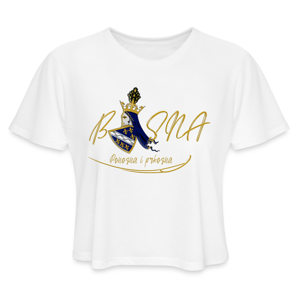 Bosna | Kratka zenska majica - white