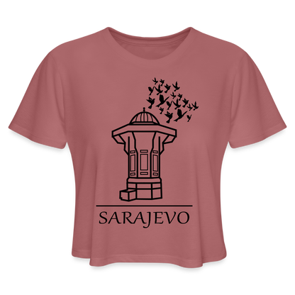 Sarajevo | Kratka zenska majica - mauve