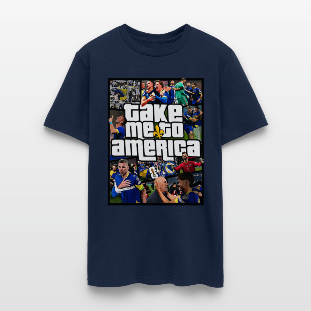 Take Me To America GTA | Majica Kratki Rukav - navy