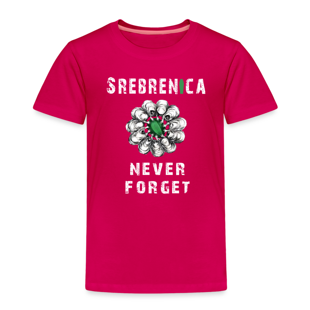 Srebrenica | Djecija majica - dark pink