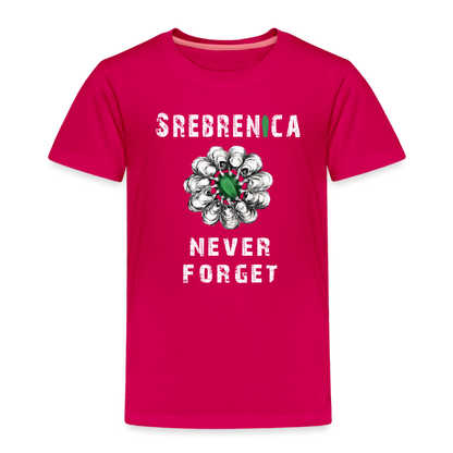 Srebrenica | Djecija majica - dark pink