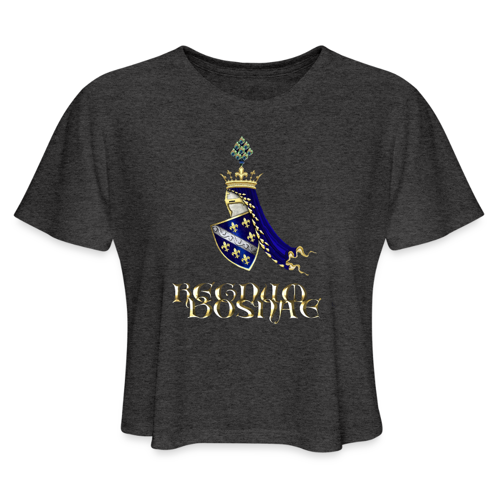 Bosnae. | Kratka zenska majica - deep heather