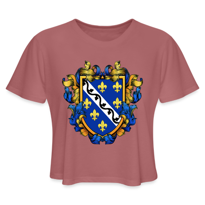 Kraljevina Bosna | Kratka zenska majica - mauve