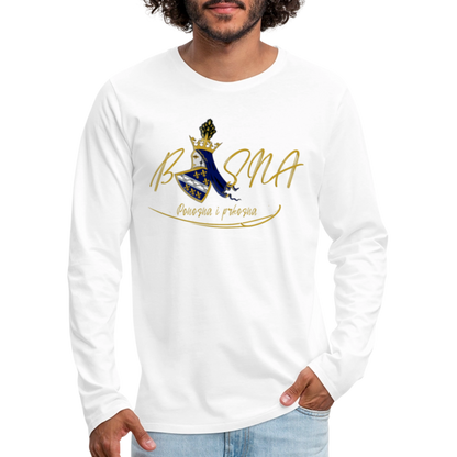 Bosna | Majica dugi rukav - white