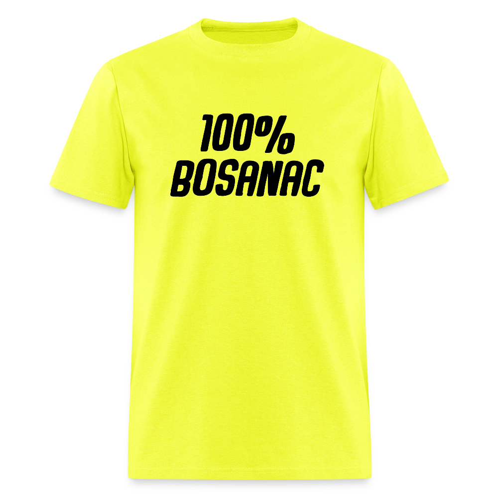 100% Bosanac | Majica kratki rukav - safety green