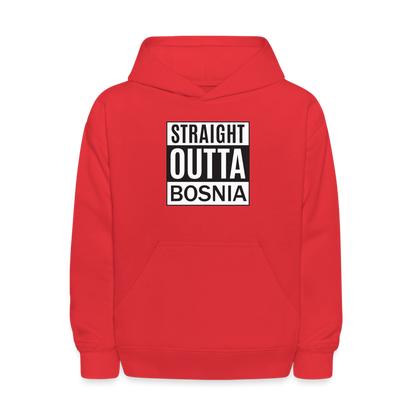 Straight outta Bosnia | Djeciji duks - red