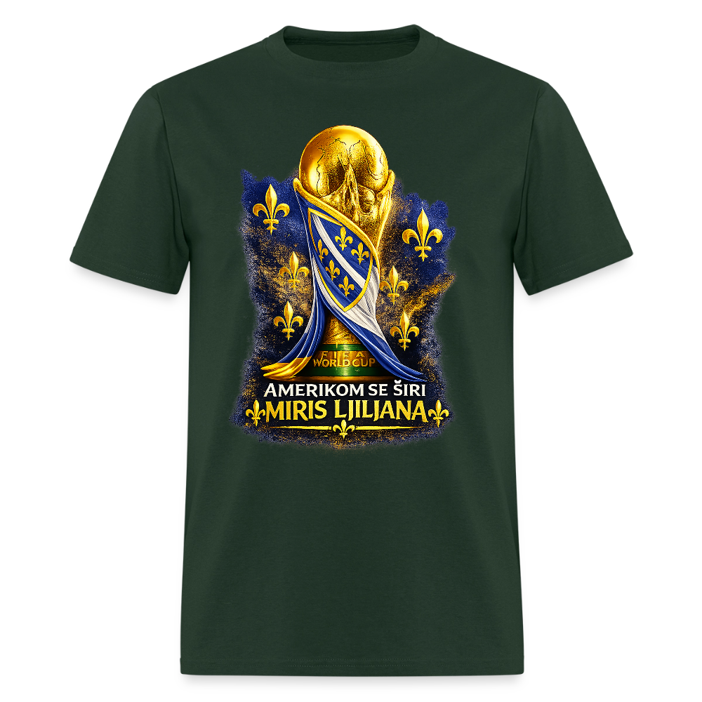 Miris ljiljana | Majica Kratki Rukav - forest green