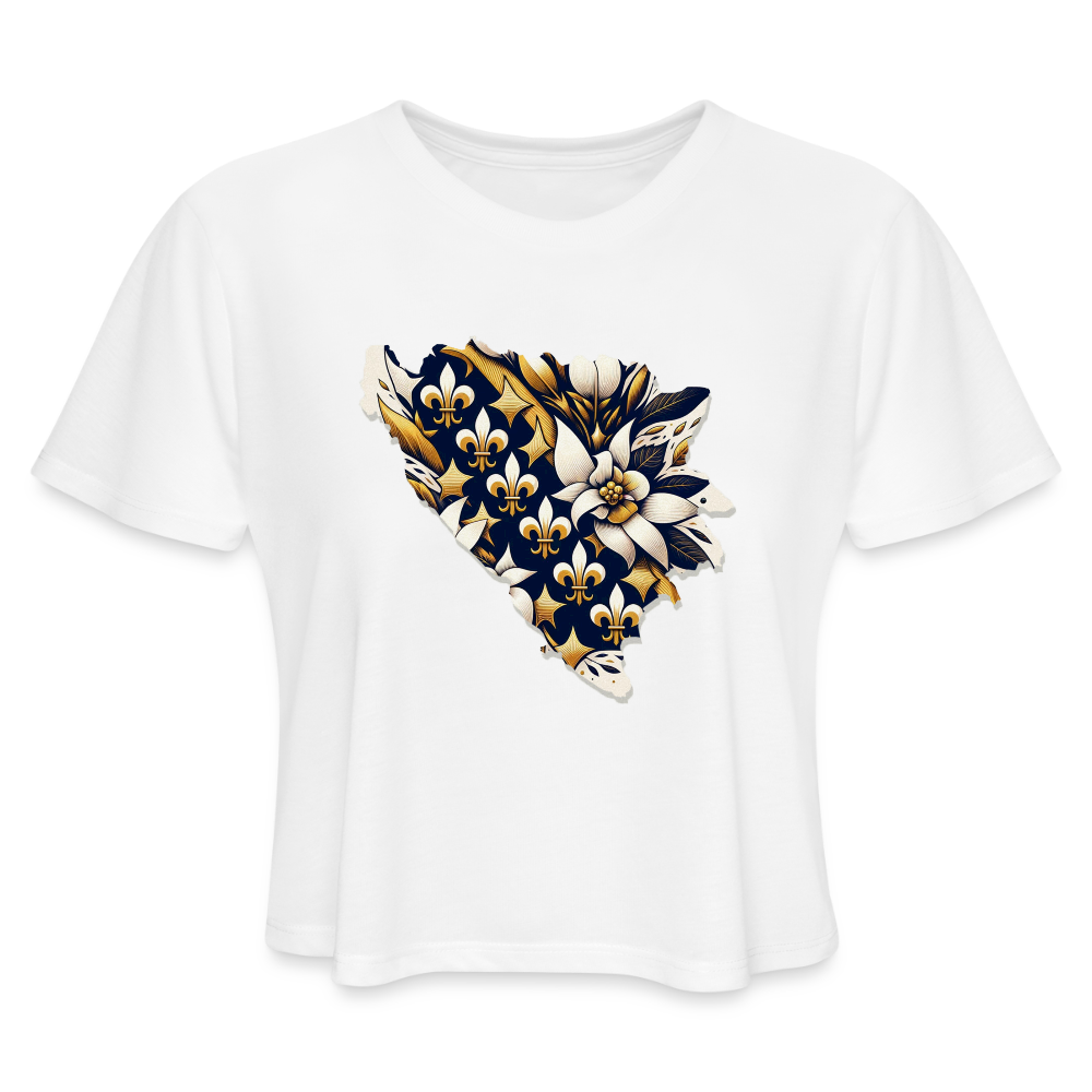 Cvijeće Bosnasko | Kratka zenska majica - white