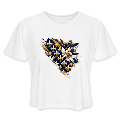 Cvijeće Bosnasko | Kratka zenska majica - white