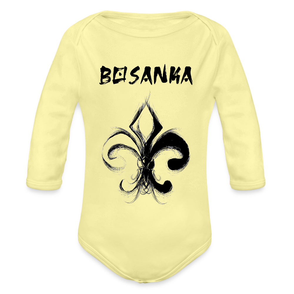 Bosanka | Bodi dugi rukav - washed yellow