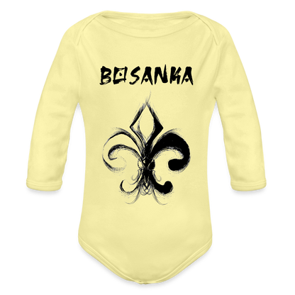 Bosanka | Bodi dugi rukav - washed yellow