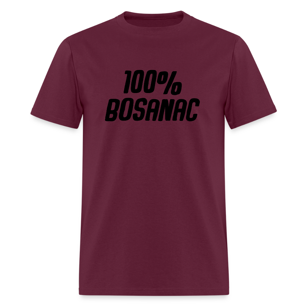 100% Bosanac | Majica kratki rukav - burgundy