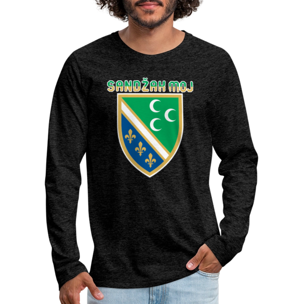 Sandžak moj | Majica dugi rukav - charcoal grey