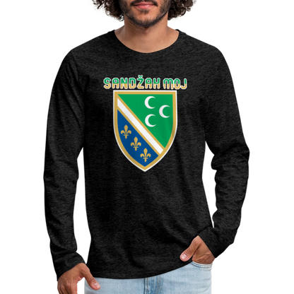 Sandžak moj | Majica dugi rukav - charcoal grey