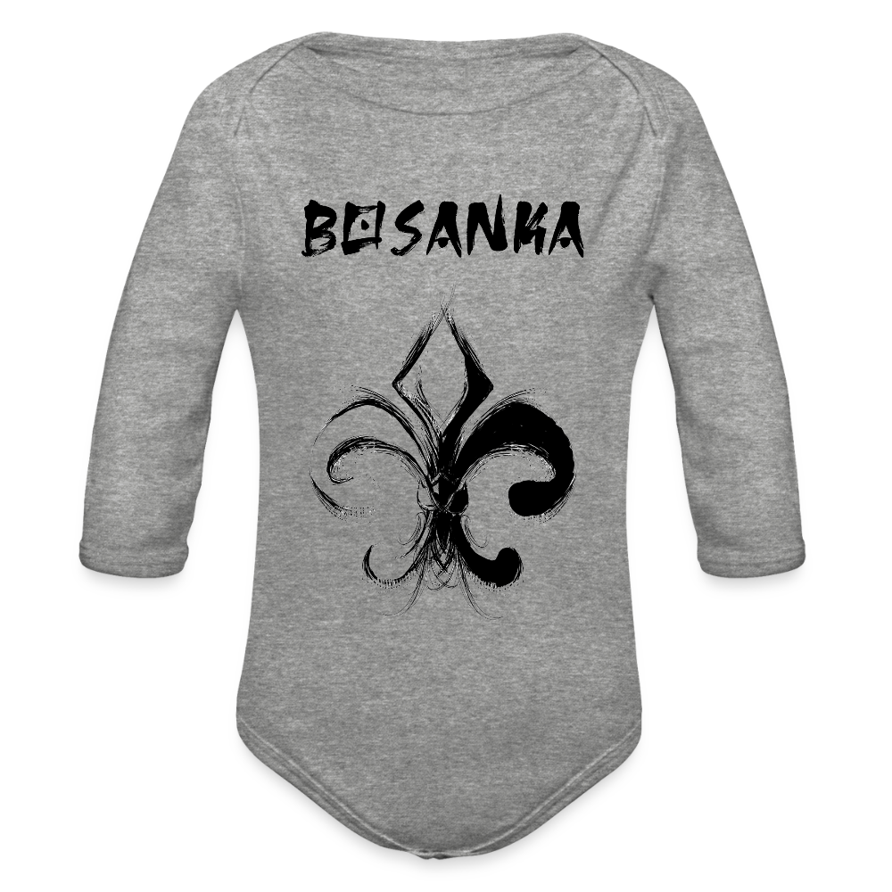 Bosanka | Bodi dugi rukav - heather grey