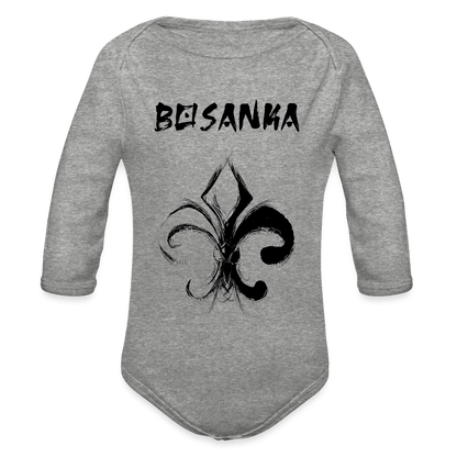 Bosanka | Bodi dugi rukav - heather grey