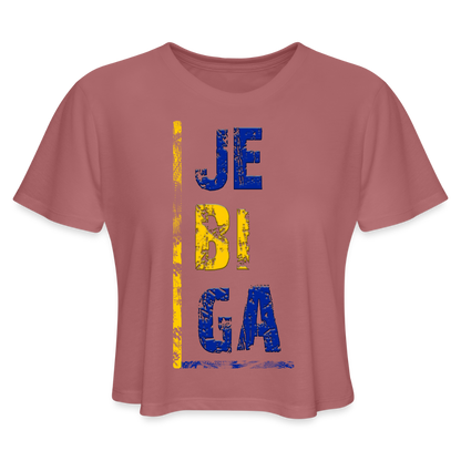 Jebiga | Kratka zenska majica - mauve