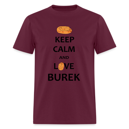 Burek | Majica kratki rukav - burgundy