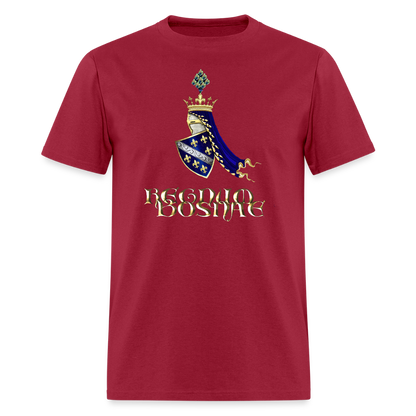 Bosnae | Majica Kratki Rukav - dark red