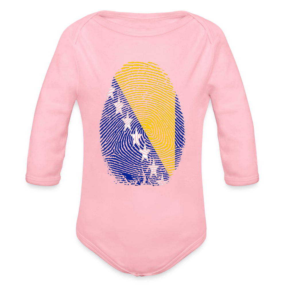 Otisak Bosnanski | Bodi dugi rukav - light pink