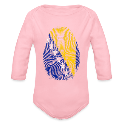 Otisak Bosnanski | Bodi dugi rukav - light pink