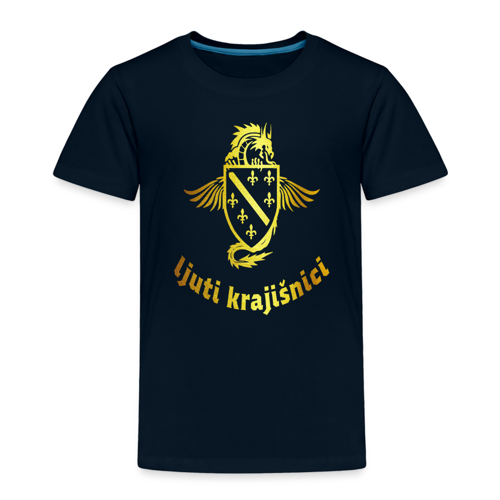 Ljuti krajisnici | Djecija majica - deep navy