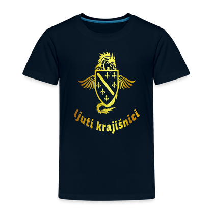 Ljuti krajisnici | Djecija majica - deep navy