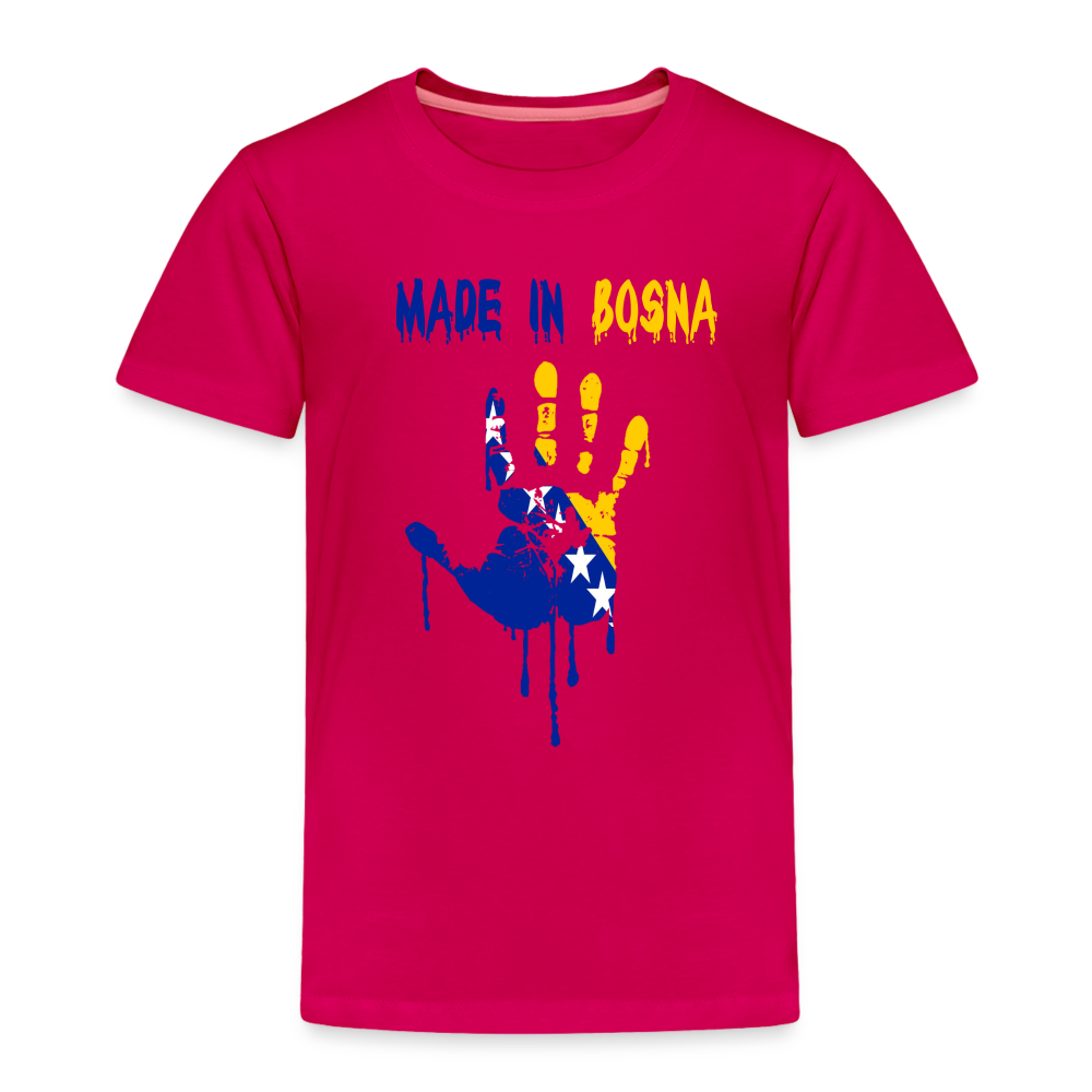 Made in Bosnia | Djecija majica - dark pink