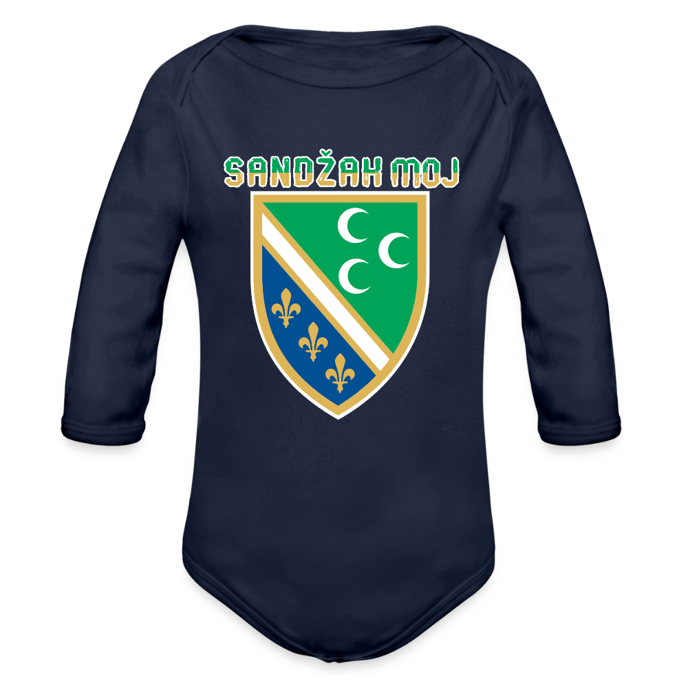 Sandžak moj | Bodi dugi rukav - dark navy