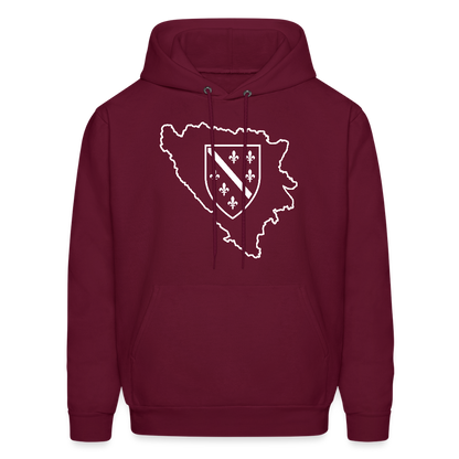 RBiH Granice | Premium Duks - burgundy