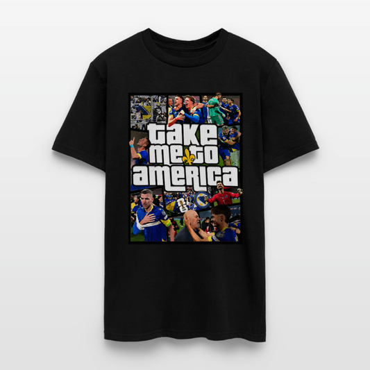 Take Me To America GTA | Majica Kratki Rukav - black