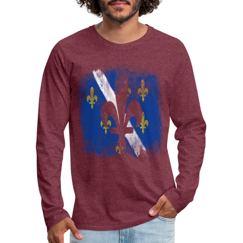 Ljiljan | Majica dugi rukav - heather burgundy