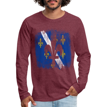 Ljiljan | Majica dugi rukav - heather burgundy