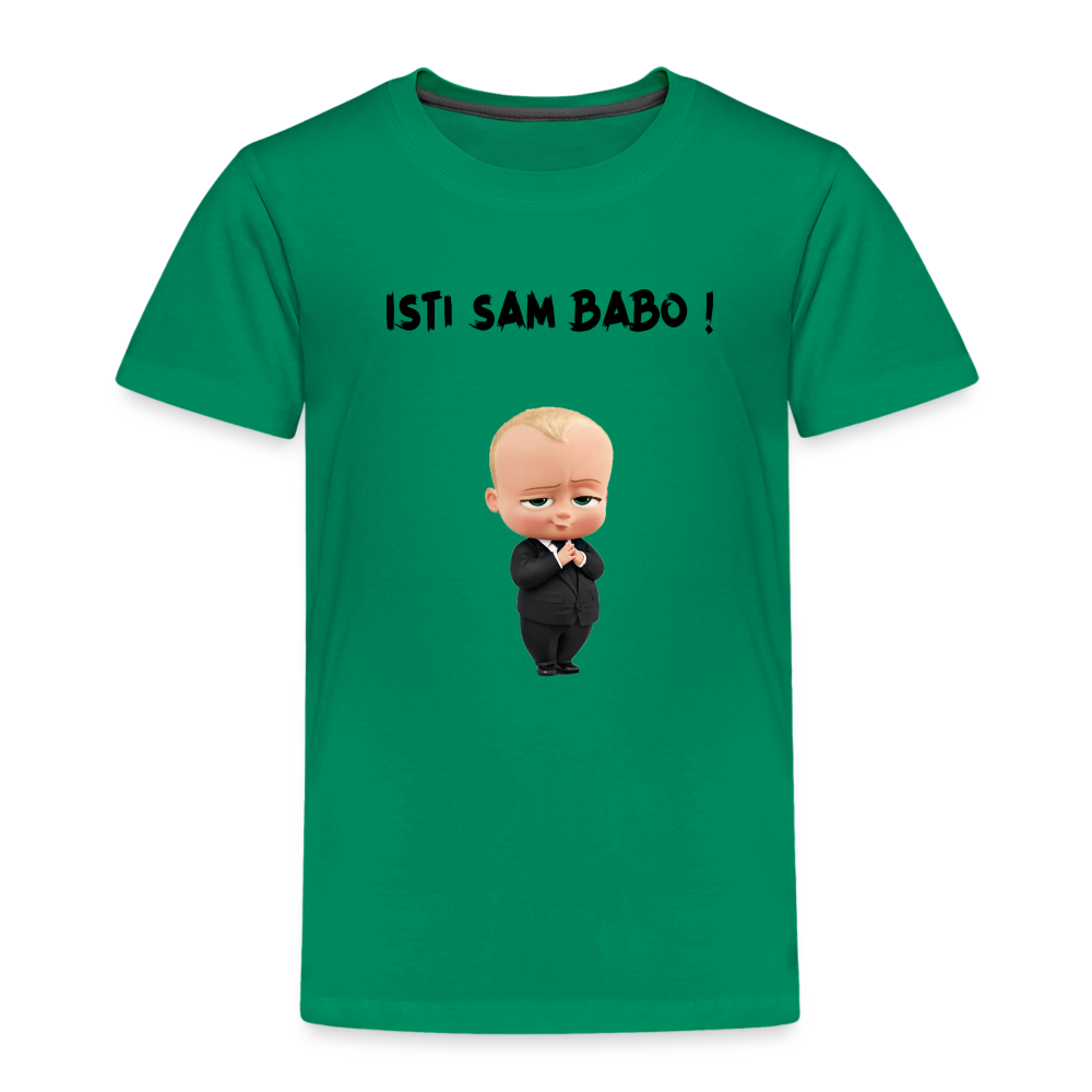 Isti sam babo | Djecija majica - kelly green