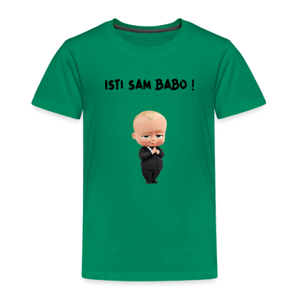 Isti sam babo | Djecija majica - kelly green
