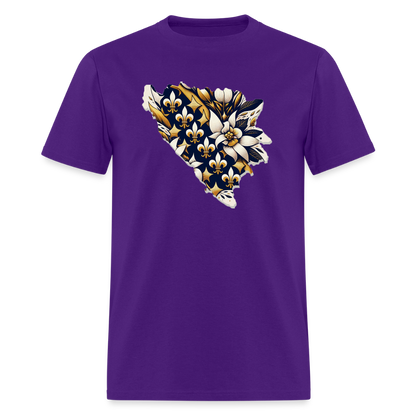 Ljiljani u Bosni | Majica Kratki Rukav - purple