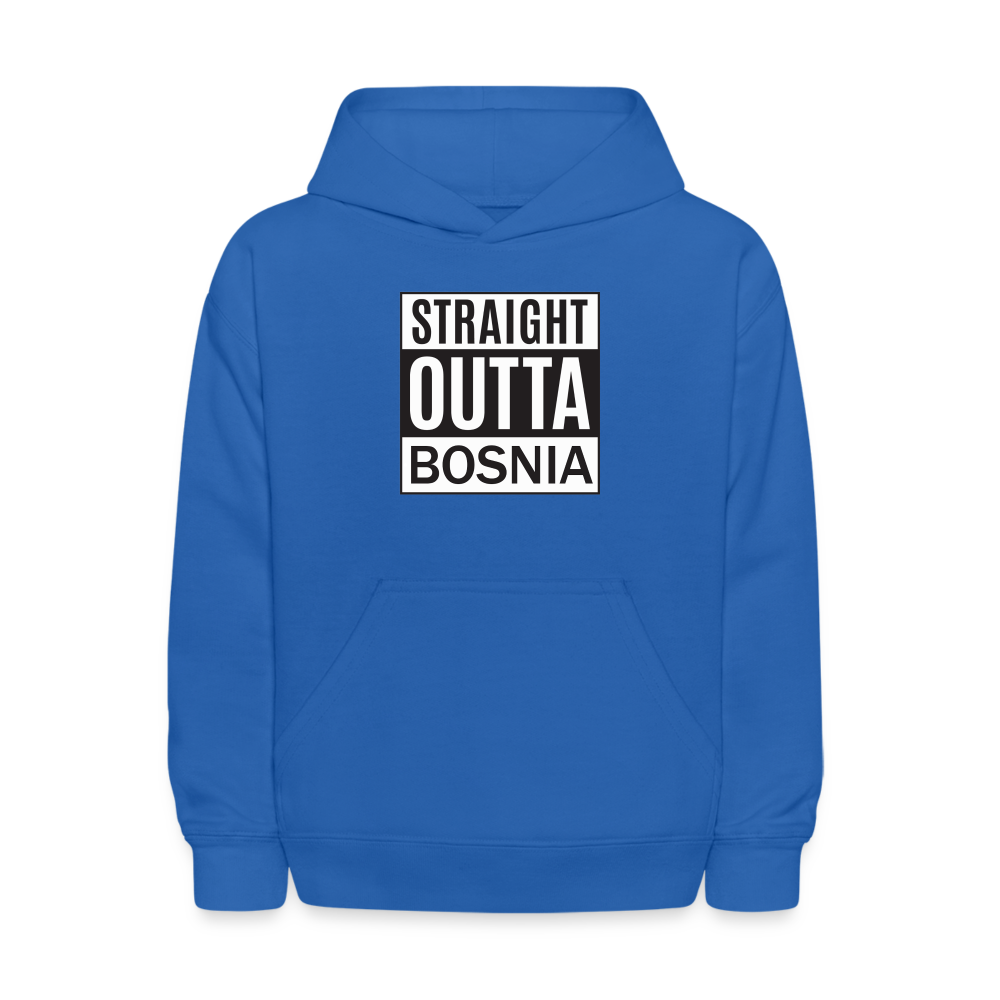 Straight outta Bosnia | Djeciji duks - royal blue
