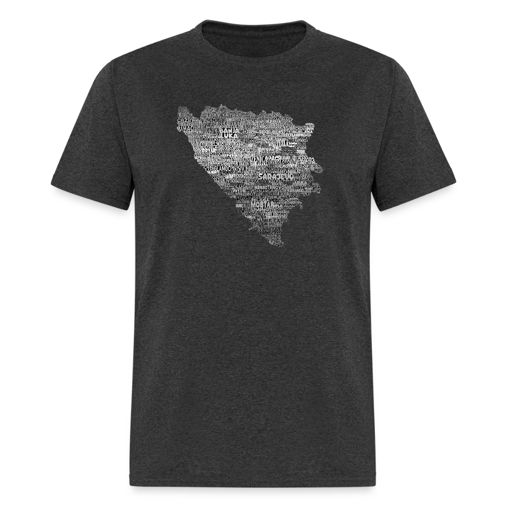 Gradovi BiH | Majica Kratki Rukav - heather black