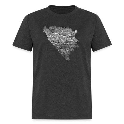 Gradovi BiH | Majica Kratki Rukav - heather black