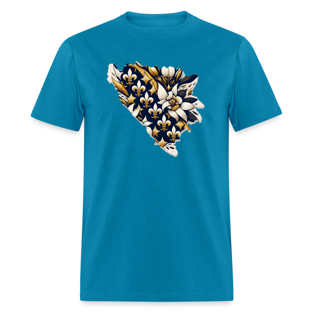 Ljiljani u Bosni | Majica Kratki Rukav - turquoise