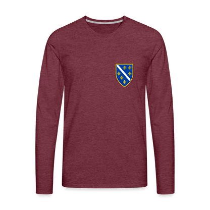RBiH | Majica dugi rukav - heather burgundy