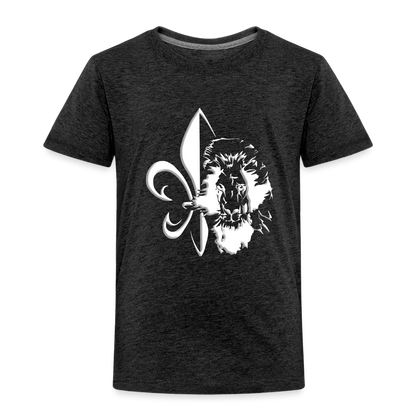 Ljiljan lav | Djecija majica - charcoal grey