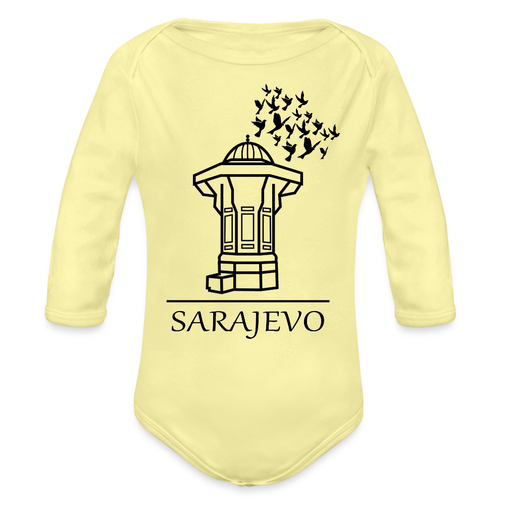 Sarajevo | Bodi dugi rukav - washed yellow