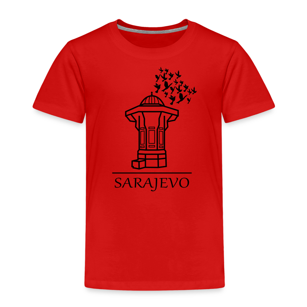 Sarajevo | Djecija majica - red