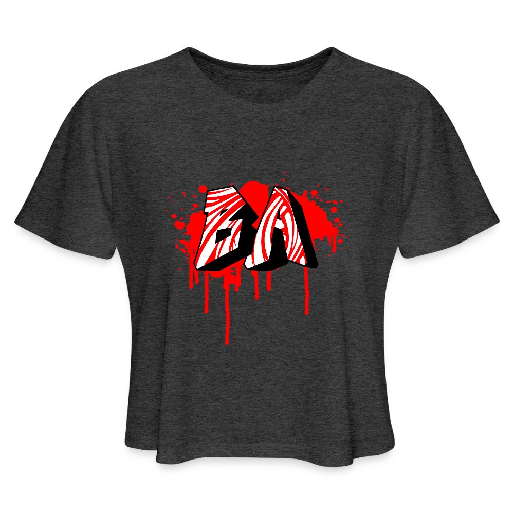 BA | Kratka zenska majica - deep heather